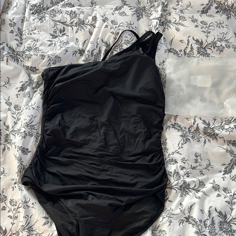 Chic Black One-Piece Swimsuit